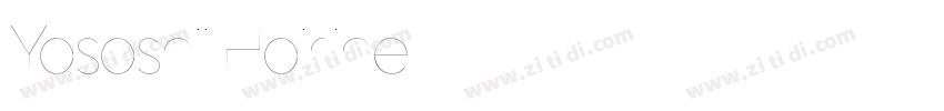 Yasashii Hairline字体转换 Yasashii Hairline字体转换